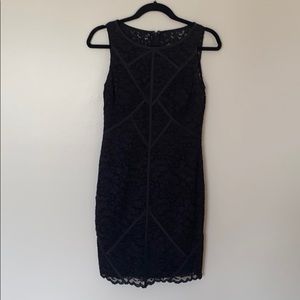 Aidan Mattox Black Cocktail Dress